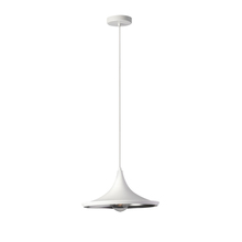 Dainolite HKI-141P-WH - 1LT Pendant, Aluminum