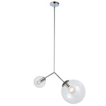 Dainolite ORN-212P-PC - 2LT Incandescent Pendant, Polished Chrome Finish