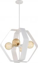 Nuvo 60/6397 - Zen - 1 Light 24&#34; Pendant - White Finish