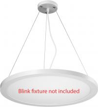 Nuvo 62/1295 - 19&#34; Blink Pendant Conversion Kit- White Finish