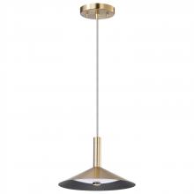  62/2091 - Corrine; 10 Inch LED Pendant; Burnished Brass; 3K/4K/5K CCT Selectable