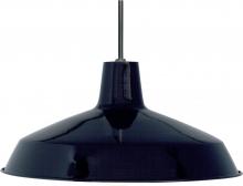 Nuvo SF76/284 - 1 Light - 16&#34; Pendant with Warehouse Shade - Black Finish