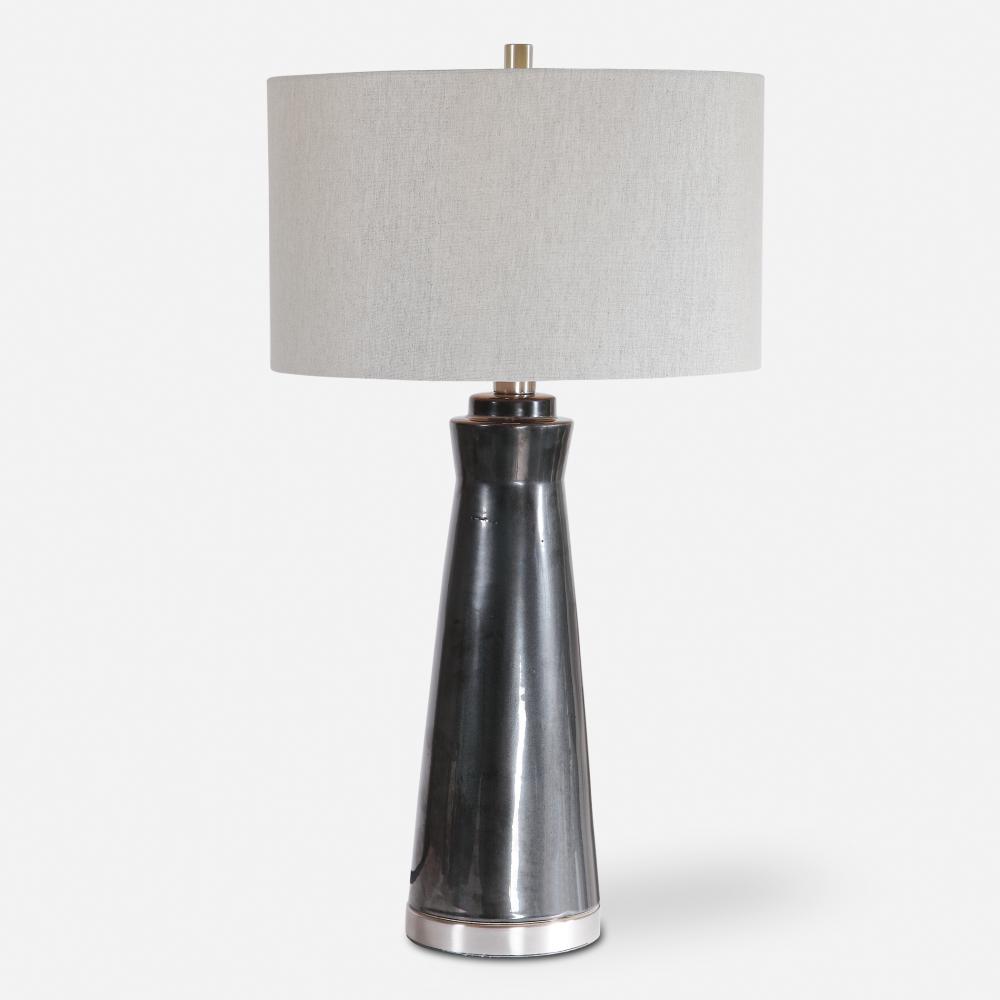 Uttermost Arlan Dark Charcoal Table Lamp