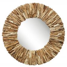 Uttermost 09810 - Uttermost Teak Branch Bleached Round Mirror