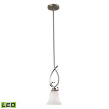 ELK Home 1001PS/20-LED - Thomas - Brighton 6&#39;&#39; Wide 1-Light Mini Pendant - Brushed Nickel