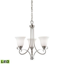 ELK Home 1003CH/20-LED - Thomas - Brighton 20'' Wide 3-Light Chandelier - Brushed Nickel