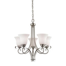 ELK Home 1005CH/20 - Thomas - Brighton 22&#39;&#39; Wide 5-Light Chandelier - Brushed Nickel