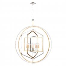 ELK Home 12265/9 - Geosphere 46&#39;&#39; Wide 9-Light Chandelier - Polished Nickel