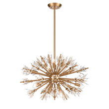 ELK Home 12766/19 - Starburst 26&#39;&#39; Wide 19-Light Chandelier - Satin Brass