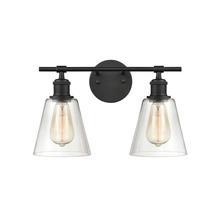 ELK Home 18701/2 - Scone 16&#39;&#39; Wide 2-Light Vanity Light - Matte Black