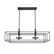 ELK Home 66286/8 - Kinsley 38&#39;&#39; Wide 8-Light Linear Chandelier - Oil Rubbed Bronze