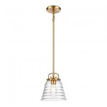 ELK Home 67885/1 - Current 8&#39;&#39; Wide 1-Light Pendant - Satin Brass