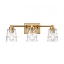 ELK Home 67972/3 - Pulsate 21.5&#39;&#39; Wide 3-Light Vanity Light - Satin Brass