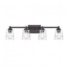 ELK Home 67983/4 - Pulsate 30.25&#39;&#39; Wide 4-Light Vanity Light - Matte Black