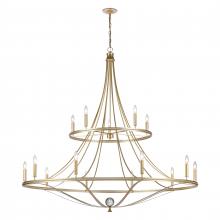 ELK Home 69489/10+5 - Noura 60&#39;&#39; Wide 15-Light Chandelier - Champagne Gold