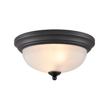 ELK Home 7002FM/60 - Thomas - Basics 11'' Wide 2-Light Flush Mount - Black