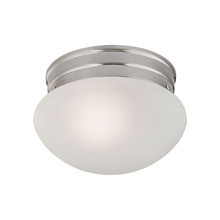 ELK Home 7021FM/20 - Thomas - Mushroom 8&#39;&#39; Wide 1-Light Flush Mount - Brushed Nickel