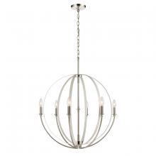 ELK Home 81476/6 - Rotunde 26&#39;&#39; Wide 6-Light Chandelier - Matte White