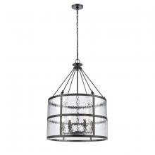 ELK Home 82078/6 - Solace 24&#39;&#39; Wide 6-Light Pendant - Matte Black