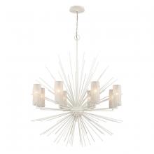 ELK Home 82088/8 - Sea Urchin 34&#39;&#39; Wide 8-Light Chandelier - White Coral