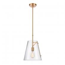 ELK Home 82146/1 - Trustle 11&#39;&#39; Wide 1-Light Pendant - Satin Brass