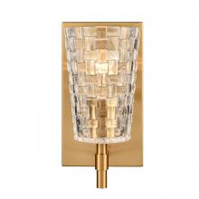 ELK Home 82170/1 - Lightweave 4.75&#39;&#39; Wide 1-Light Vanity Light - Satin Brass