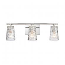 ELK Home 82182/3 - Lightweave 22&#39;&#39; Wide 3-Light Vanity Light - Polished Nickel