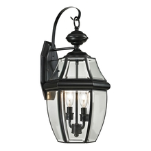 ELK Home 8602EW/60 - Thomas - Ashford 21&#39;&#39; High 2-Light Outdoor Sconce - Black