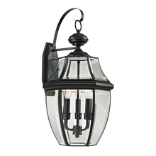 ELK Home 8603EW/60 - Thomas - Ashford 23&#39;&#39; High 3-Light Outdoor Sconce - Black