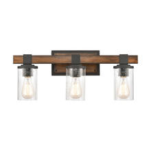 ELK Home 89132/3 - Annenberg 22&#39;&#39; Wide 3-Light Vanity Light - Distressed Black