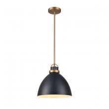 ELK Home 89640/1 - Somerville 12&#39;&#39; Wide 1-Light Pendant - Matte Black