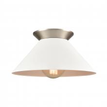 ELK Home 89993/1 - Cavendish 16&#39;&#39; Wide 1-Light Semi Flush Mount - Brushed Nickel