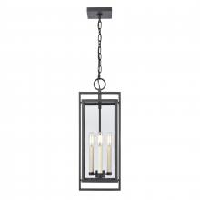 ELK Home 90004/3 - Gladwyn 22.75&#39;&#39; High 3-Light Outdoor Hanging Light - Matte Black