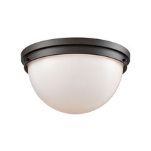 ELK Home CN120231 - Thomas - Beckett 14'' Wide 2-Light Flush Mount - Oil Rubbed Bronze