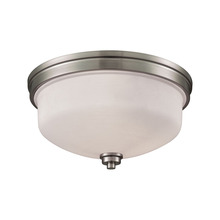 ELK Home CN170332 - Thomas - Casual Mission 13&#39;&#39; Wide 3-Light Flush Mount - Brushed Nickel