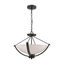 ELK Home CN170381 - Thomas - Casual Mission 20'' Wide 3-Light Semi Flush Mount - Oil Rubbed Bronze