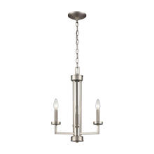 ELK Home CN240322 - Thomas - West End 15&#39;&#39; Wide 3-Light Chandelier - Brushed Nickel