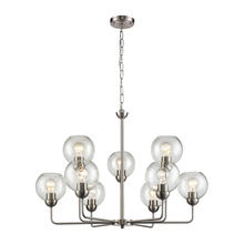 ELK Home CN280922 - Thomas - Astoria 32&#39;&#39; Wide 9-Light Chandelier - Brushed Nickel