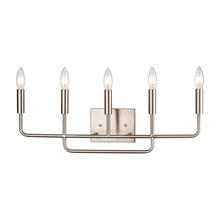 ELK Home CN330512 - Thomas - Park Slope 25&#39;&#39; Wide 5-Light Vanity Light - Brushed Nickel