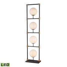 ELK Home D4264-LED - Career Ladder 59&#39;&#39; High 4-Light Floor Lamp - Matte Black - Includes LED Bulbs