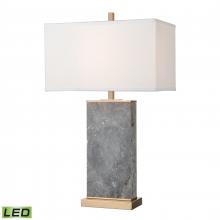 ELK Home D4507-LED - Archean 30&#39;&#39; High 1-Light Table Lamp - Gray Marble - Includes LED Bulb