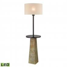 ELK Home D4548-LED - Musee 62'' High 1-Light Outdoor Floor Lamp - Slate - Includes LED Bulb