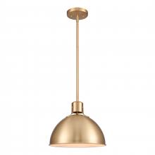 ELK Home EC89745/1 - Zayne 12&#39;&#39; Wide 1-Light Pendant - Brushed Gold