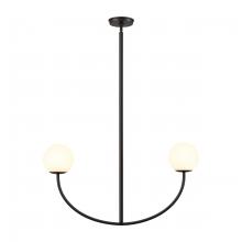 ELK Home H0018-10372 - Doby 30&#39;&#39; Wide 2-Light Pendant - Matte Black