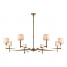 ELK Home H0018-11519 - Arden 56&#39;&#39; Wide 12-Light Chandelier - Brushed Gold