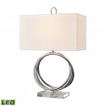 ELK Home H0019-8557-LED - Eero 24&#39;&#39; High 1-Light Table Lamp - Chrome - Includes LED Bulb