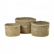  S0067-11267/S3 - Hanks Basket - Set of 3 Natural