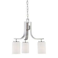 ELK Home SL806878 - Thomas - Pendenza 20&#39;&#39; Wide 3-Light Chandelier - Brushed Nickel