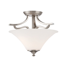 ELK Home TC0020217 - Thomas - Treme 13&#39;&#39; Wide 2-Light Semi Flush Mount - Brushed Nickel