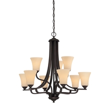 ELK Home TK0021704 - Thomas - Treme 34&#39;&#39; Wide 9-Light Chandelier - Espresso